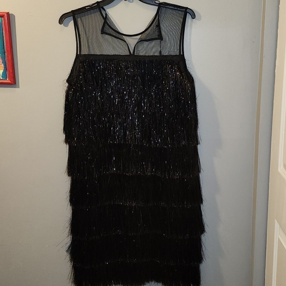 Feathery Flapper Dress  